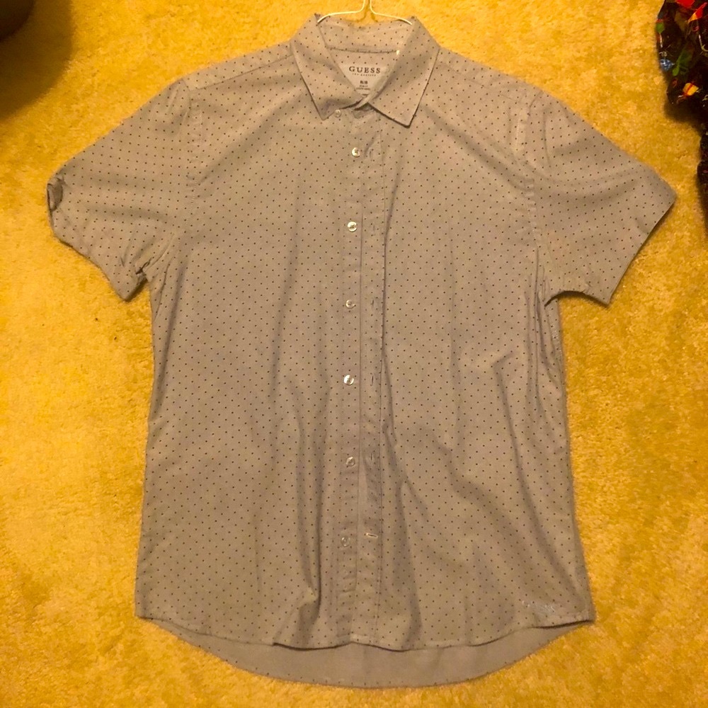 Guess button down